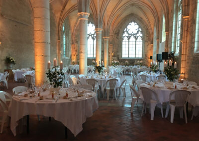 Mariage à l'Abbaye de Reigny réfectoire des moines