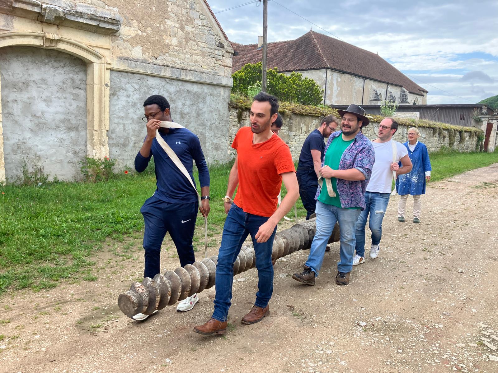Amis de l'Abbaye de Reigny, week-end chantier juin 2024