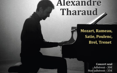 Concert de piano par Alexandre Tharaud et dîner festif