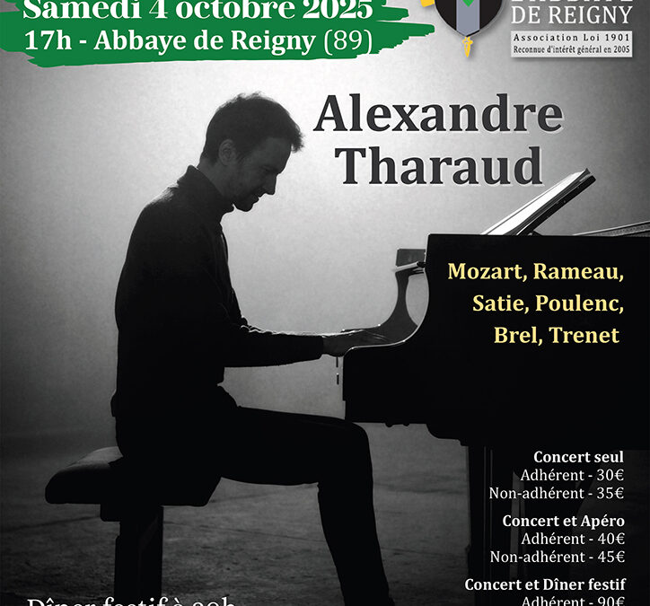 Concert de piano par Alexandre Tharaud et dîner festif