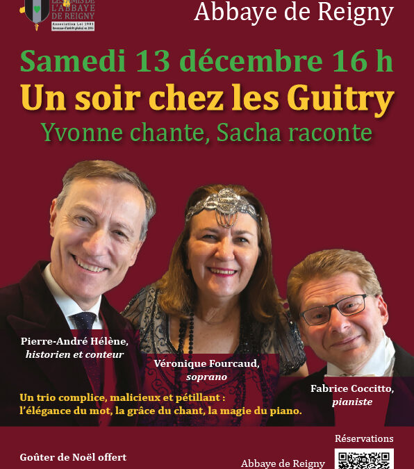 Concert de Noël : Un soir chez les Guitry Yvonne chante, Sacha raconte